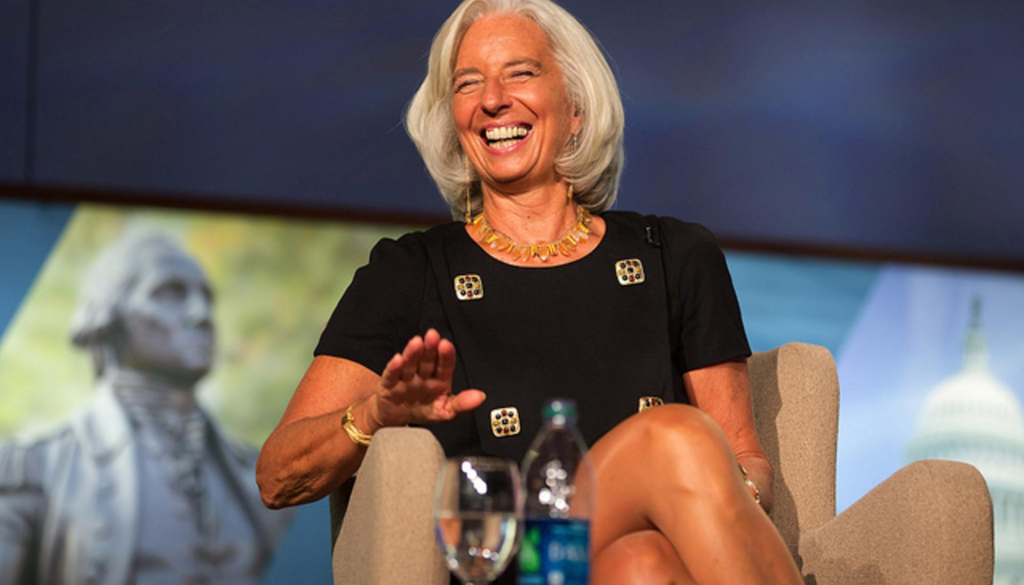 Christine Lagarde, directora del Fondo Monetario Internacional.